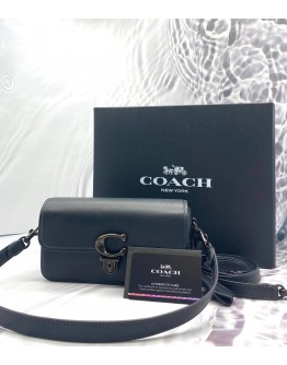 COACH GRADIENT LOGO 2 WAY STRAP LEATHER TOTE BAG -FULL SET-