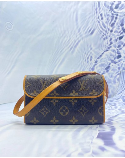 LOUIS VUITTON POCHETTE FLORENTINE WAIST BELT BAG IN MONOGRAM CANVAS