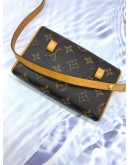 LOUIS VUITTON POCHETTE FLORENTINE WAIST BELT BAG IN MONOGRAM CANVAS