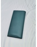 PRADA SAFFIANO LEATHER GREEN/BLUE LONG WALLET