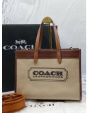 COACH FIELD TOTE 30 WITH COACH BADGE -FULL SET-