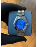 TAG HEUER LADY AQUARACER FIJI ISLANDS LIMITED EDITION 800 PIECES BLUE MOTHER OF PEARL DIAL REF WAF141F 28MM QUARTZ YEAR 2014 WATCH -FULL SET-
