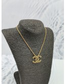(NEW YEAR SALE) CHANEL VINTAGE LOOK DOUBLE CC GOLD HARDWARE NECKLACE