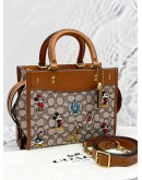 (NEW YEAR SALE) DISNEY X COACH ROGUE 25 IN SIGNATURE TEXTILE JACQUARD WITH MICKEY MOUSE AND FRIENDS EMBROIDERY  