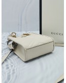 (NEW YEAR SALE) GUCCI GG MARMONT MINI TOTE GOLD CHAIN BAG WITH LONG LEATHER STRAP -FULL SET-