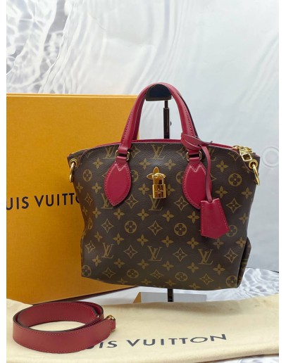 ﻿(NEW YEAR SALE) LOUIS VUITTON FLOWER ZIPPED TOTE MONOGRAM CANVAS PM -FULL SET-