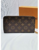 (NEW YEAR SALE) LOUIS VUITTON BROWN MONOGRAM CANVAS ZIPPY WALLET -FULL SET-