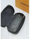 (NEW YEAR SALE) LOUIS VUITTON BLACK DAMIER GRAPHITE CANVAS COBALT TOILET POUCH -FULL SET-