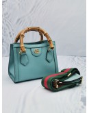 (NEW YEAR SALE) GUCCI BAMBOO HANDLE DIANA MINI TOTE BAG WITH STRAP