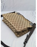 (NEW YEAR SALE) GUCCI BROWN GG CANVAS / LEATHER ECLIPSE CROSSBODY BAG