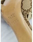 (NEW YEAR SALE) GUCCI GG CANVAS HIGH HEEL SIZE 36 1/2