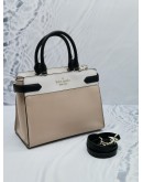 (NEW YEAR SALE) KATE SPADE STACI MEDIUM LEATHER BAG IN WHITE / PINK 