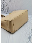 (NEW YEAR SALE) CHANEL GST TOTE BAG IN BEIGE CAVIAR LEATHER GOLD HARDWARE SHOULDER BAG