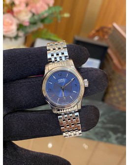 (NEW YEAR SALE) ORIS CLASSIC DATE LADY BLUE DIAL 29MM AUTOMATIC YEAR 2017 WATCH