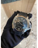 (NEW YEAR SALE) PANERAI LUMINOR 1950 3 DAYS GMT LIMITED EDITION TO 1,500 PIECES WORLDWIDE REF PAM00320 44MM AUTOMATIC YEAR 2009 WATCH -FULL SET-