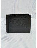 LOUIS VUITTON B-FOLD MONEY CLIP IN BLACK TAIGA LEATHER