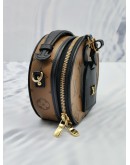 LOUIS VUITTON MINI BOITE CHAPEAU HANDLE BAG IN MONOGRAM REVERSE CANVAS WITH LEATHER ADJUSTABLE STRAP