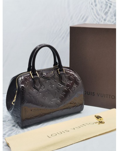 LOUIS VUITTON MONTANA ZIPPED BAG IN MONOGRAM VERNIS AMARANTE -FULL SET-