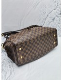 LOUIS VUITTON TREVI GM BROWN DAMIER EBENE CANVAS HANDLE BAG 