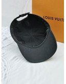 (UNUSED) 2023 LOUIS VUITTON M77124 AEROGRAM COTTON CAP IN BLACK 