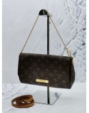 LOUIS VUITTON MONOGRAM CANVAS FAVOURITE MM FLAP SHOULDER CHAIN AND CROSSBODY BAG