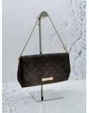 LOUIS VUITTON MONOGRAM CANVAS FAVOURITE MM FLAP SHOULDER CHAIN AND CROSSBODY BAG