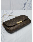 LOUIS VUITTON MONOGRAM CANVAS FAVOURITE MM FLAP SHOULDER CHAIN AND CROSSBODY BAG