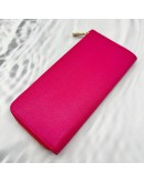 (RAYA SALE) FURLA MAGENTA LEATHER PINK WALLET WITH GOLD HARDWARE 