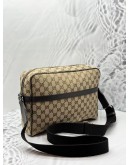 (BRAND NEW) GUCCI GG CANVAS AND LEATHER CROSSBODY SHOULDER BAG 