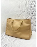 (RAYA SALE) PRADA BEIGE SAFFIANO LUX LEATHER LARGE GARDENER'S TOTE BAG 