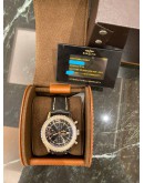 (UNUSED) BREITLING NAVITIMER GMT CHRONOGRAPH BLACK DIAL YEAR 2019 46MM AUTOMATIC WITH ORIGINAL FIRM -FULL SET-