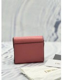 (RAYA SALE) 2022 CHRISTIAN DIOR LOTUS SMALL WALLET IN LIGHT PINK LAMBSKIN LEATHER  