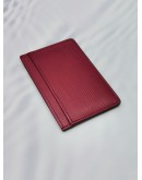 (RAYA SALE) LOUIS VUITTON M60327 MAROON EPI GRAINED COWHIDE LEATHER CARD HOLDER