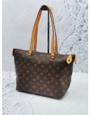(RAYA SALE) LOUIS VUITTON LENA PM SHOULDER BAG IN BROWN MONOGRAM CANVAS WITH ZIPPED