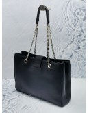 (RAYA SALE) YSL SAINT LAURENT CLASSIC TOTE WITH BLACK SMOOTH CALFSKIN LEATHER CHAIN SHOULDER BAG