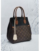 (RAYA SALE) LOUIS VUITTON M45409 MONOGRAM CANVAS WITH CALFKSIN LEATHER FOLD TOTE MM HANDLE BAG