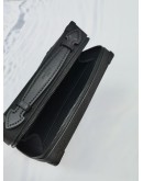 (BRAND NEW) 2024 MICROCHIP LOUIS VUITTON M59163 HANDLE SOFT TRUNK CROSSBODY BAG IN BLACK TAURILLON MONOGRAM CALFSKIN LEATHER -FULL SET-