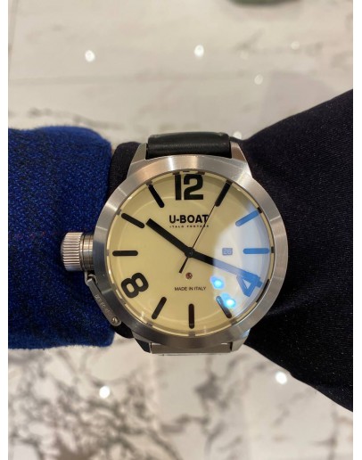 (RAYA SALE) U-BOAT CLASSICO AS 50MM AUTOMATIC YEAR 2018 WATCH -FULL SET-