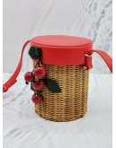 (RAYA SALE) KATE SPADE PICNIC WICKER CHERRY CROSSBODY BAG