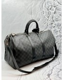 (LIKE NEW) LOUIS VUITTON KEEPALL BANDOULIÈRE 45 DAMIER GRAPHITE CANVAS