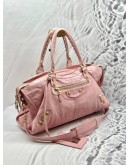 (LIKE NEW) BALENCIAGA PART TIME PINK LEATHER HANDBAG 