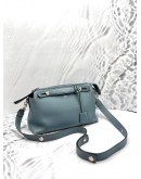 FENDI CROSSBODY MEDIUM BY THE WAYS IN LIGHT BLUE WITH LEATHER STRAP