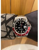 ROLEX OYSTER PERPETUAL DATE GMT-MASTER ll COKE REF 16710 40MM AUTOMATIC WATCH WITH ROLEX SERVICE RECEIPT YEAR 2020