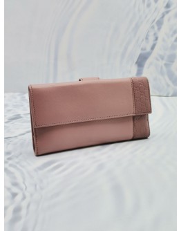 GUCCI MICROGUCCISSIMA CONTINENTAL FLAP WALLET LIGHT PINK 