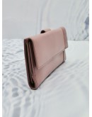 GUCCI MICROGUCCISSIMA CONTINENTAL FLAP WALLET LIGHT PINK 