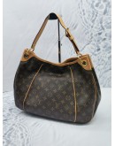 LOUIS VUITTON GALLIERA PM SHOULDER BAG IN BROWN MONOGRAM CANVAS WITH LEATHER TRIM