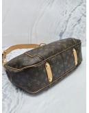 LOUIS VUITTON GALLIERA PM SHOULDER BAG IN BROWN MONOGRAM CANVAS WITH LEATHER TRIM