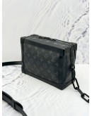 2023 LOUIS VUITTON SOFT TRUNK CROSSBODY BAG IN BLACK MONOGRAM ECLIPSE CANVAS & COWHIDE LEATHER 