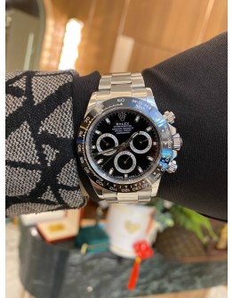 (UNUSED) ROLEX DAYTONA COSMOGRAPH PANDA DIAL REF 116500LN 40MM AUTOMATIC YEAR 2018 WATCH -FULL SET-