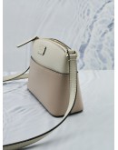 (LIKE NEW) KATE SPADE NEW YORK WHITE / PINK LEATHER COLORBLOCK CROSSBODY BAG